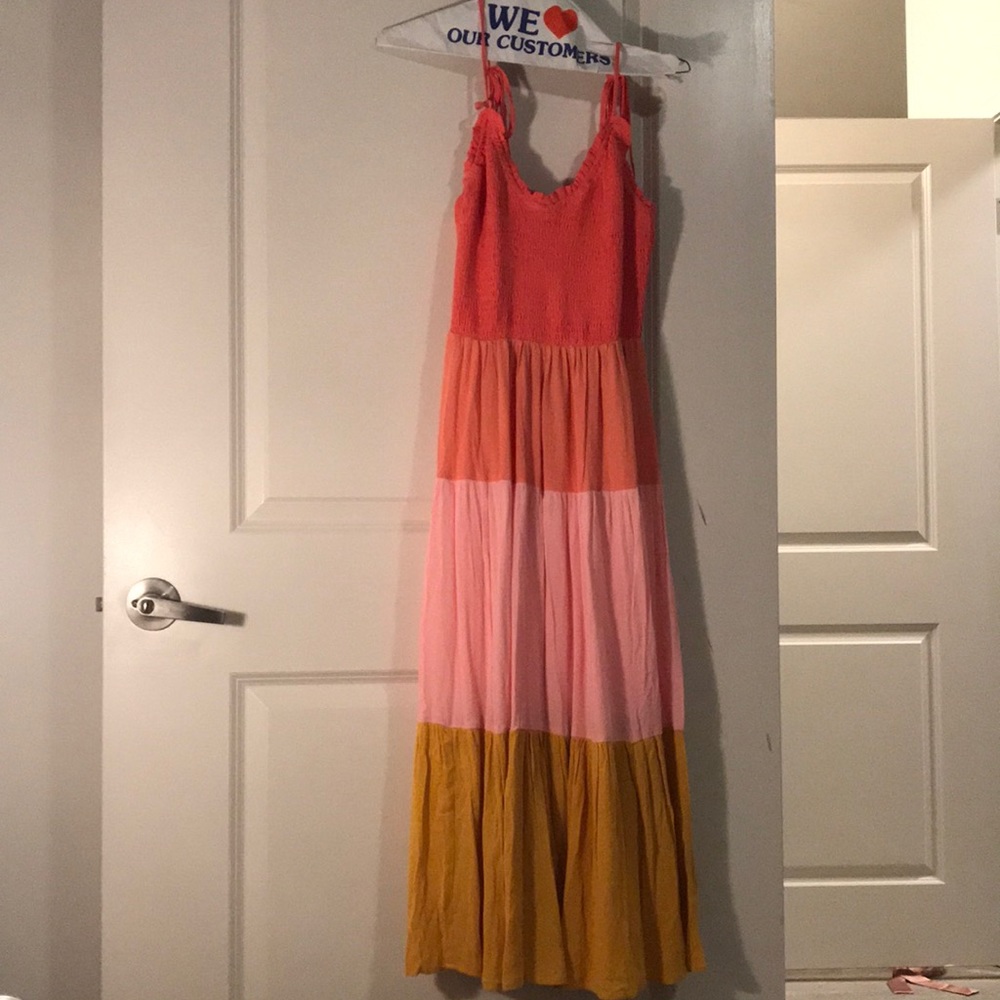 Maxi Dress with Tie Straps